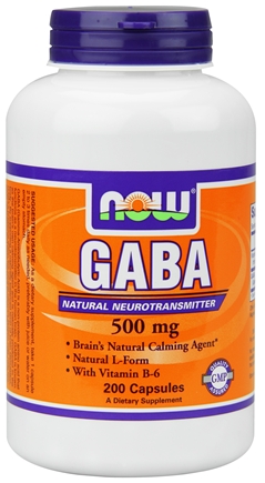 GABA 500 mg - 200 Veg Capsules