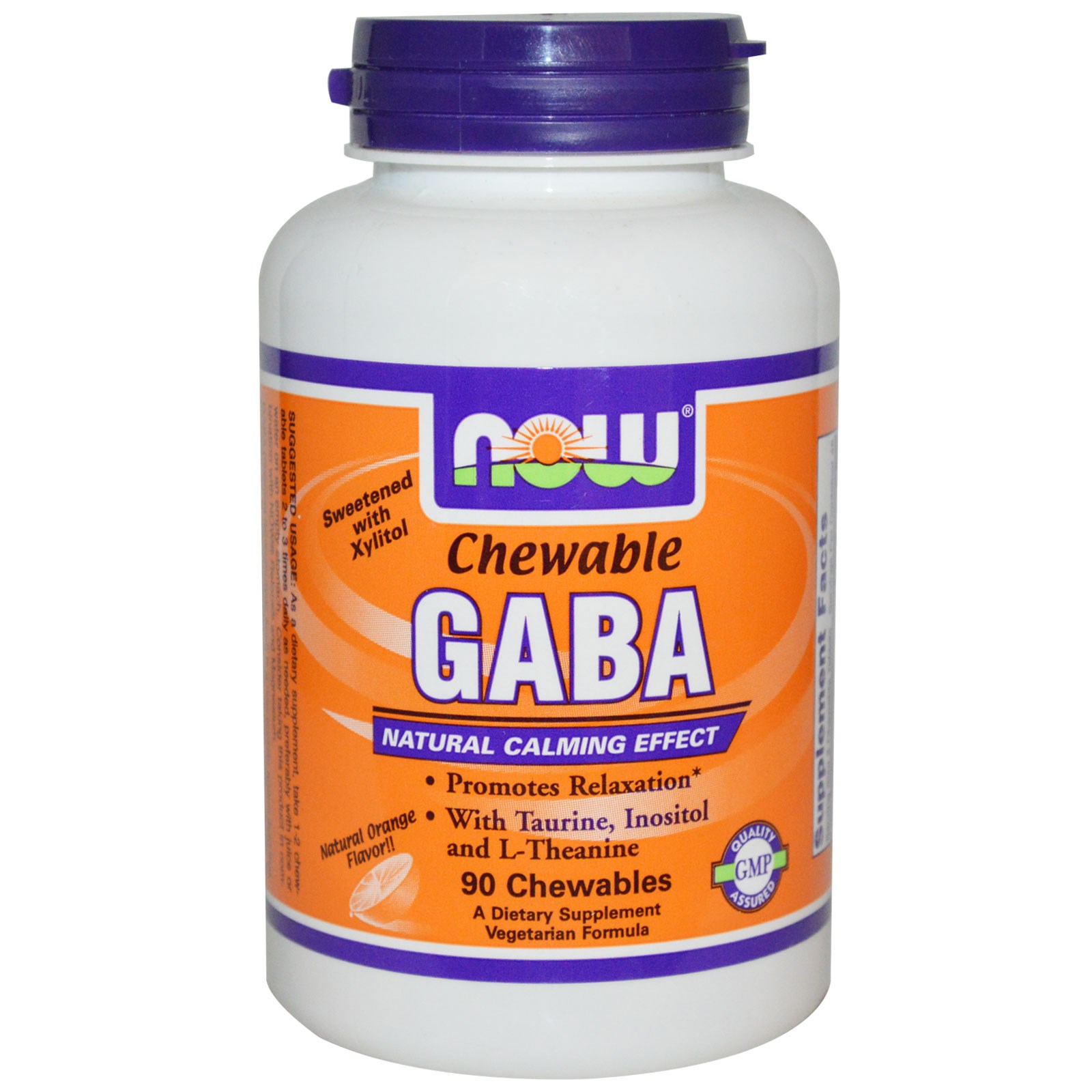 GABA Orange Flavor Chewable - 90 Chewables