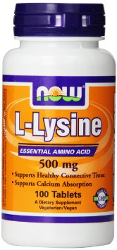 L-Lysine 500 mg - 100 Tablets