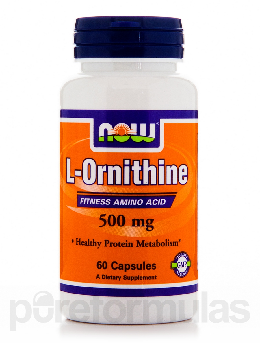L-Ornithine 500 mg - 60 Capsules