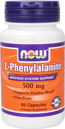 L-Phenylalanine 500 mg - 60 Capsules
