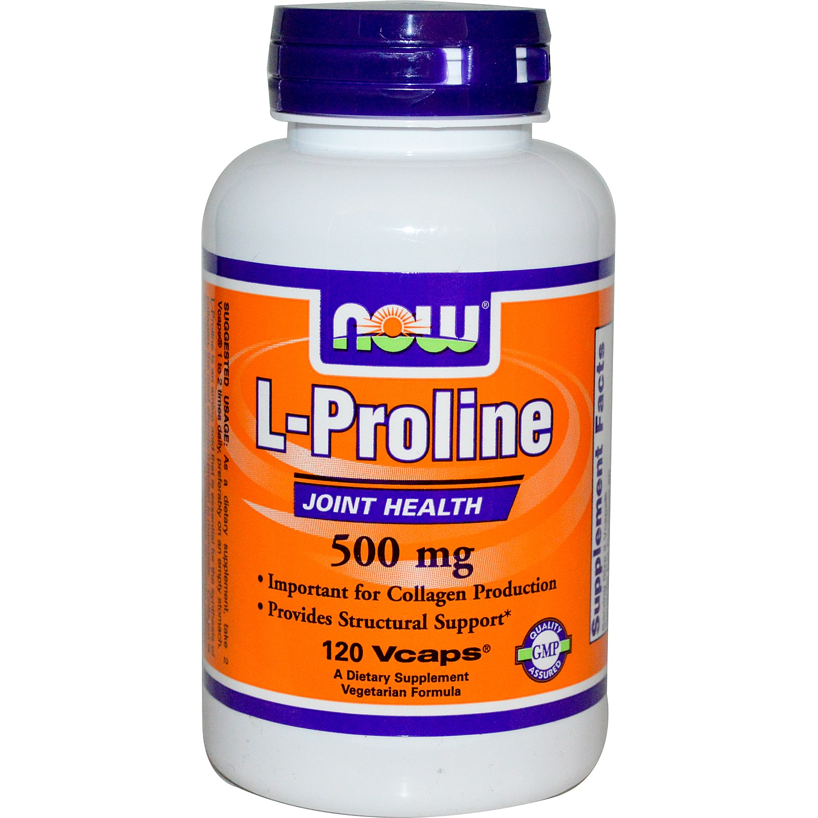 L-Proline 500 mg - 120 Vcaps