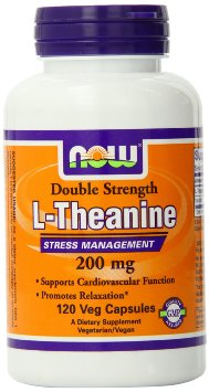 L-Theanine 200 mg Double Strength - 120 Veg Capsules