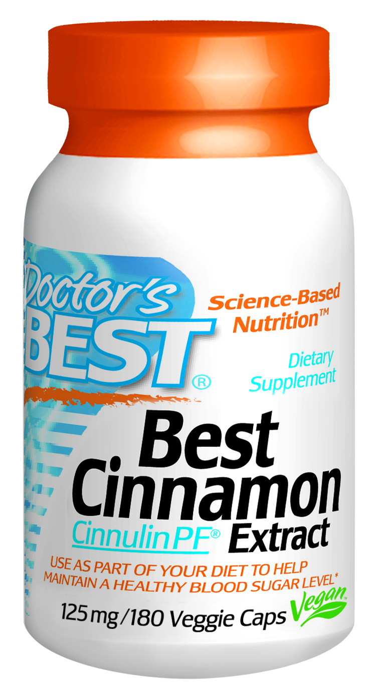 Best Cinnamon Extract (125mg) 180 Veggie Caps