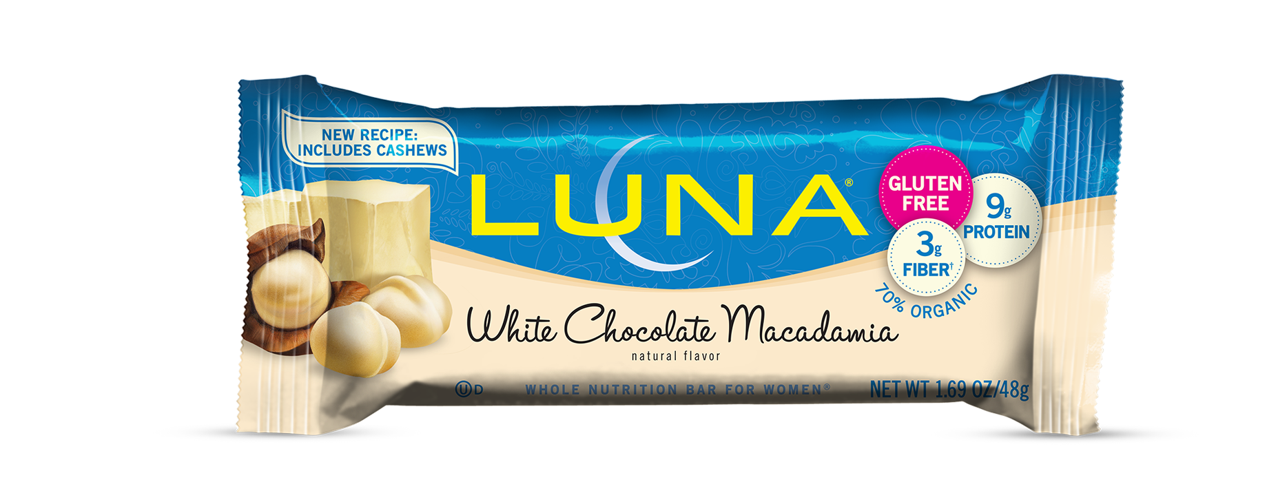Luna White Chocolate Macadamia