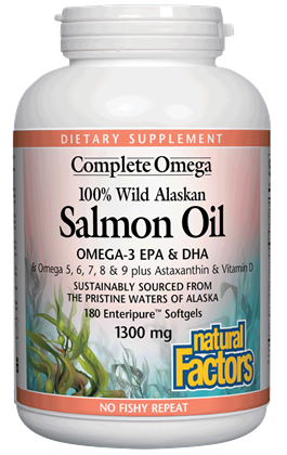 Complete Omega 100% Wild Alaskan Salmon Oil