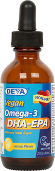 Vegan Liquid DHA-EPA (Lemon Flavor)