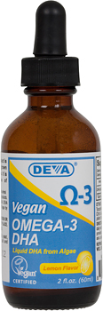 Vegan Liquid Omega-3 DHA (Lemon Flavor)