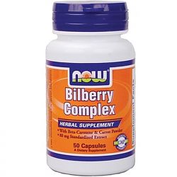 Bilberry Complex 80 mg - 50 Veg Capsules