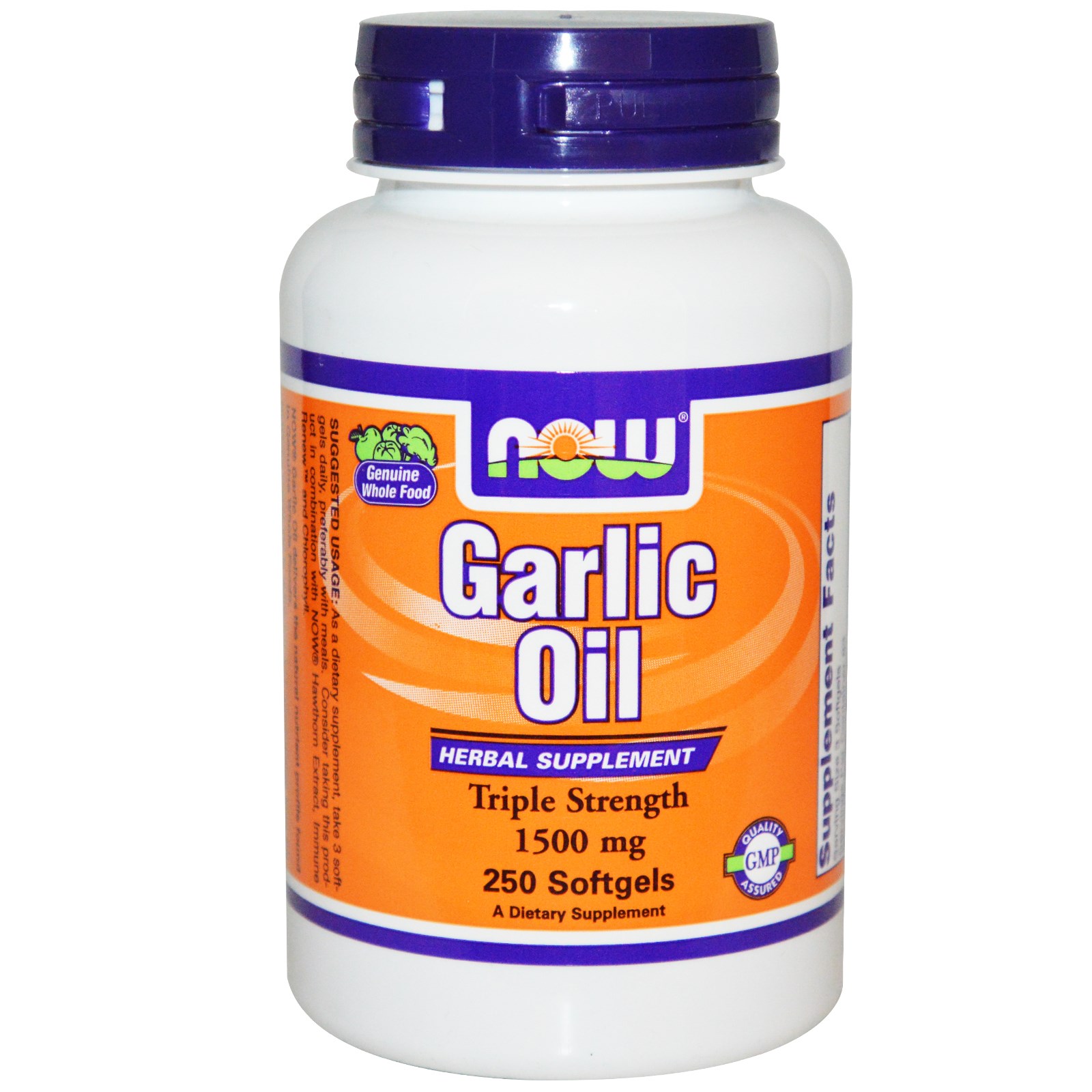 Garlic Oil 1500 mg - 250 Softgels