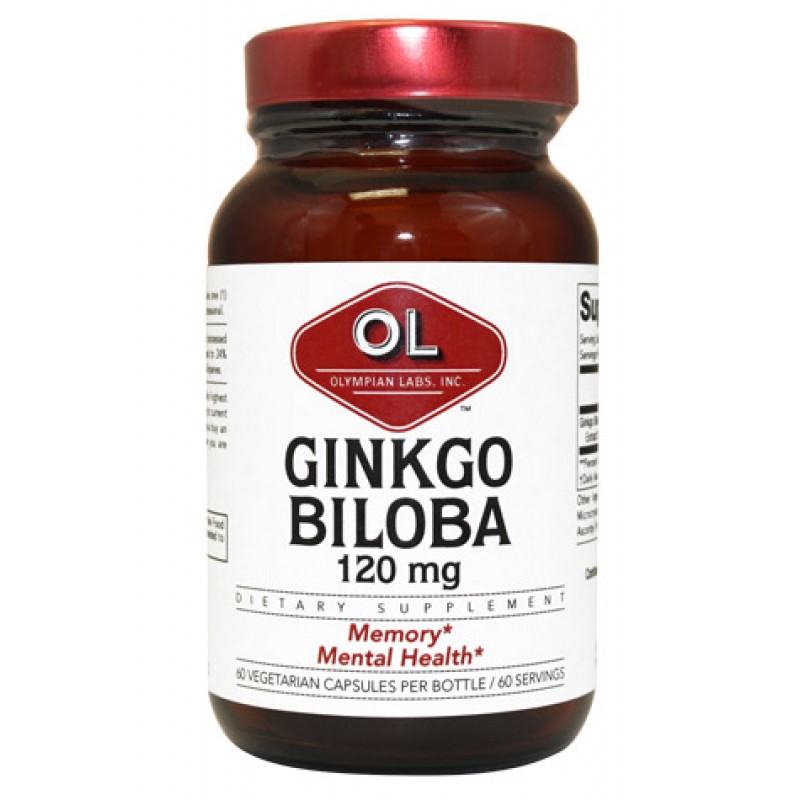 Ginkgo Biloba Extract - 120mg/60 capsules