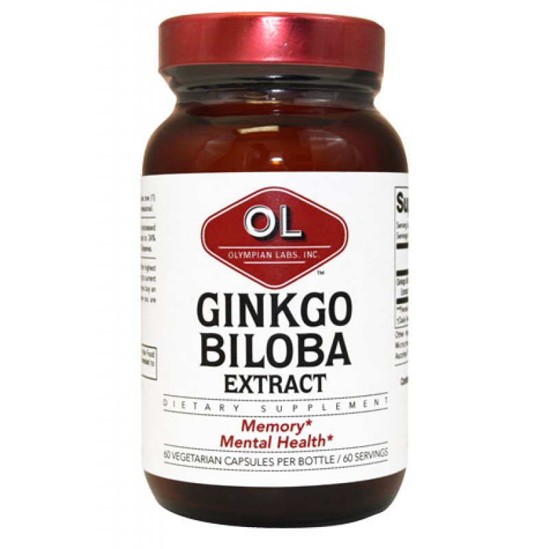 Ginkgo Biloba Extract - 60mg 60 capsules