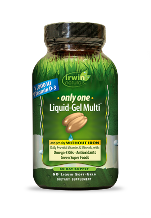 Only One Liquid-Gel Multi Without Iron