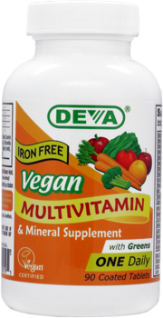 Vegan Multivitamin &amp; Mineral Iron-Free - One Daily