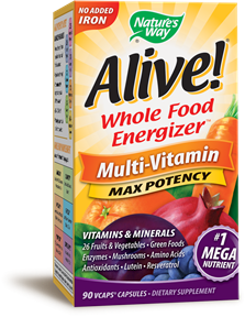 Alive! Max Potency Capsules (no iron added)
