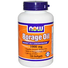 Borage Oil 1000 mg - 120 Softgels