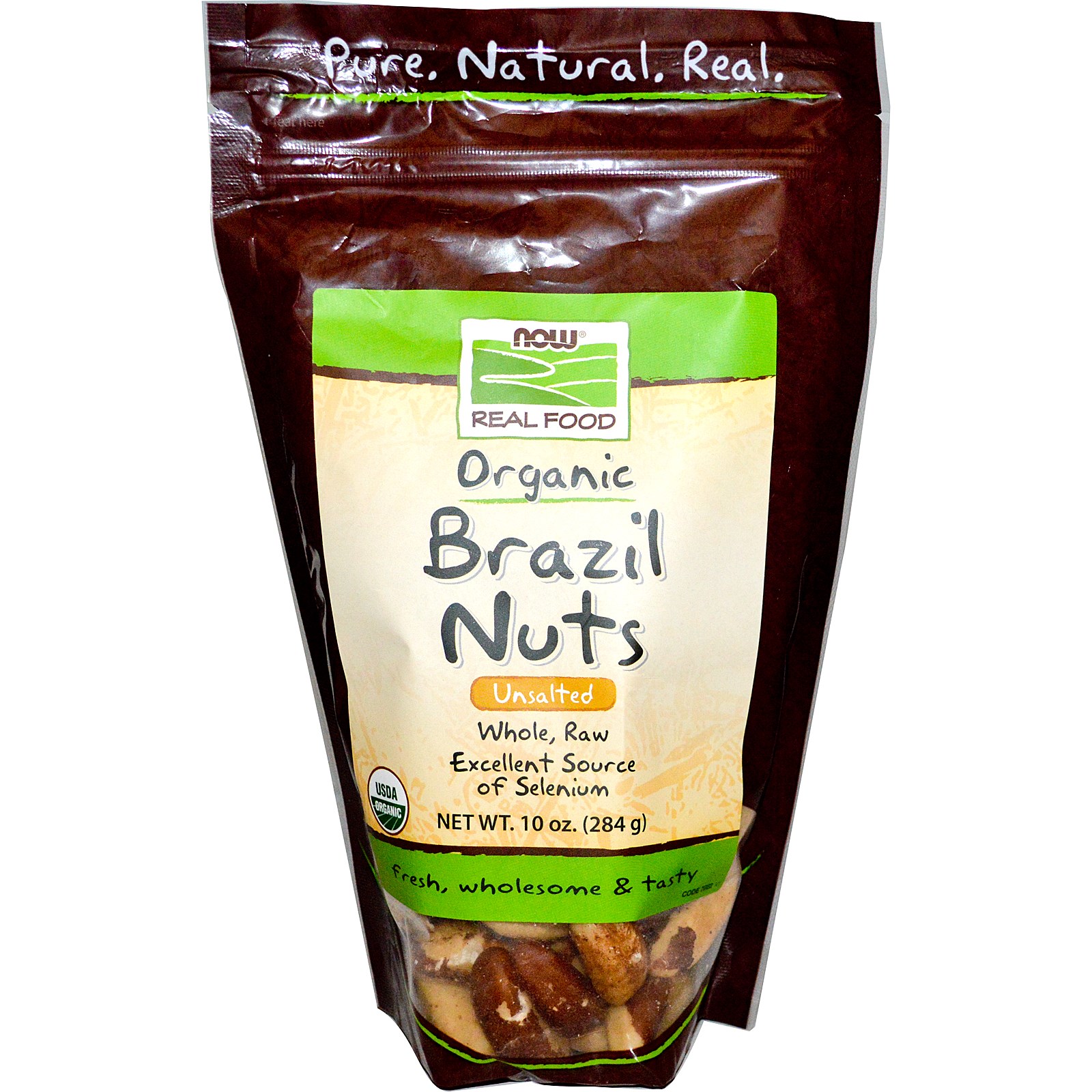 Brazil Nuts, Certified Organic - 10 oz.