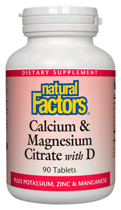 Calcium &amp; Magnesium Citrate with D
