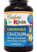 Carlson For Kids Chewable Calcium