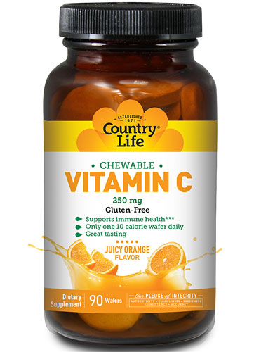 Chewable Orange Juice Vitamin C 250 mg