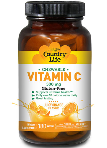 Chewable Orange Juice Vitamin C 500 mg
