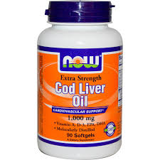 Cod Liver Oil Extra Strength 1,000 mg - 90 Softgels