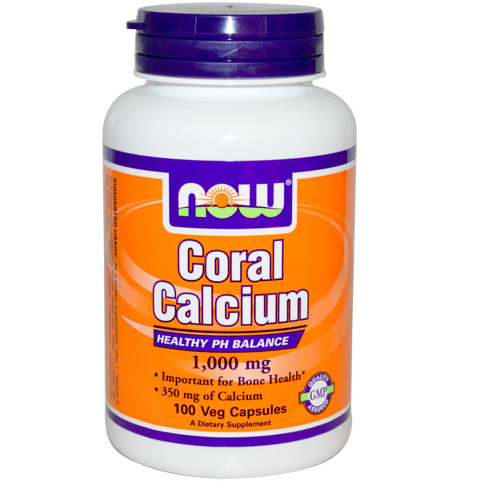 Coral Calcium 1,000 mg - 100 Veg Capsules