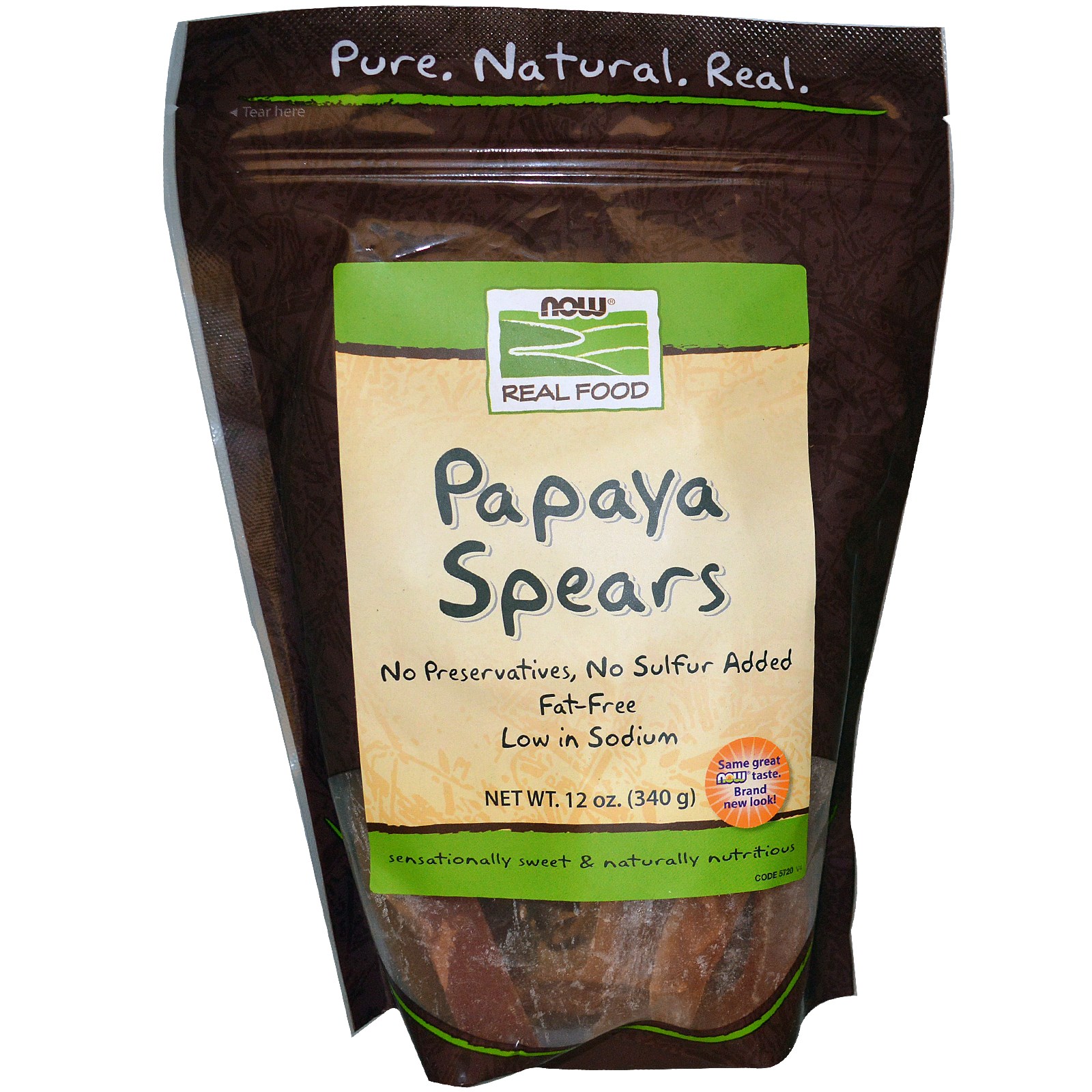 Dried Papaya Spears- 12 oz