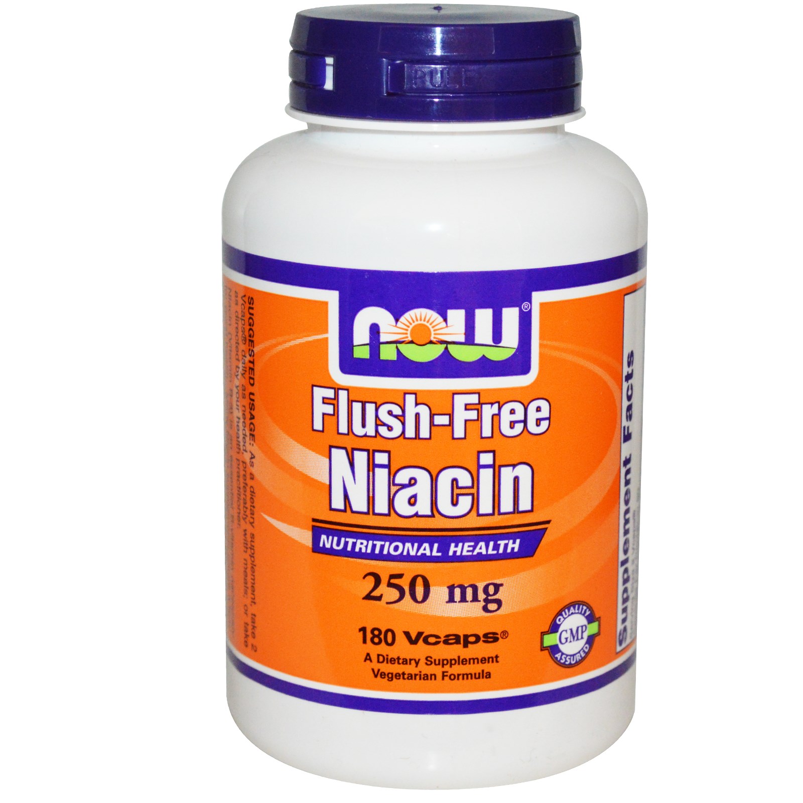 Flush-Free Niacin 250 mg - 180 Vcaps