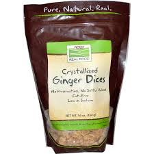 Ginger Dices, Crystallized - 16 oz