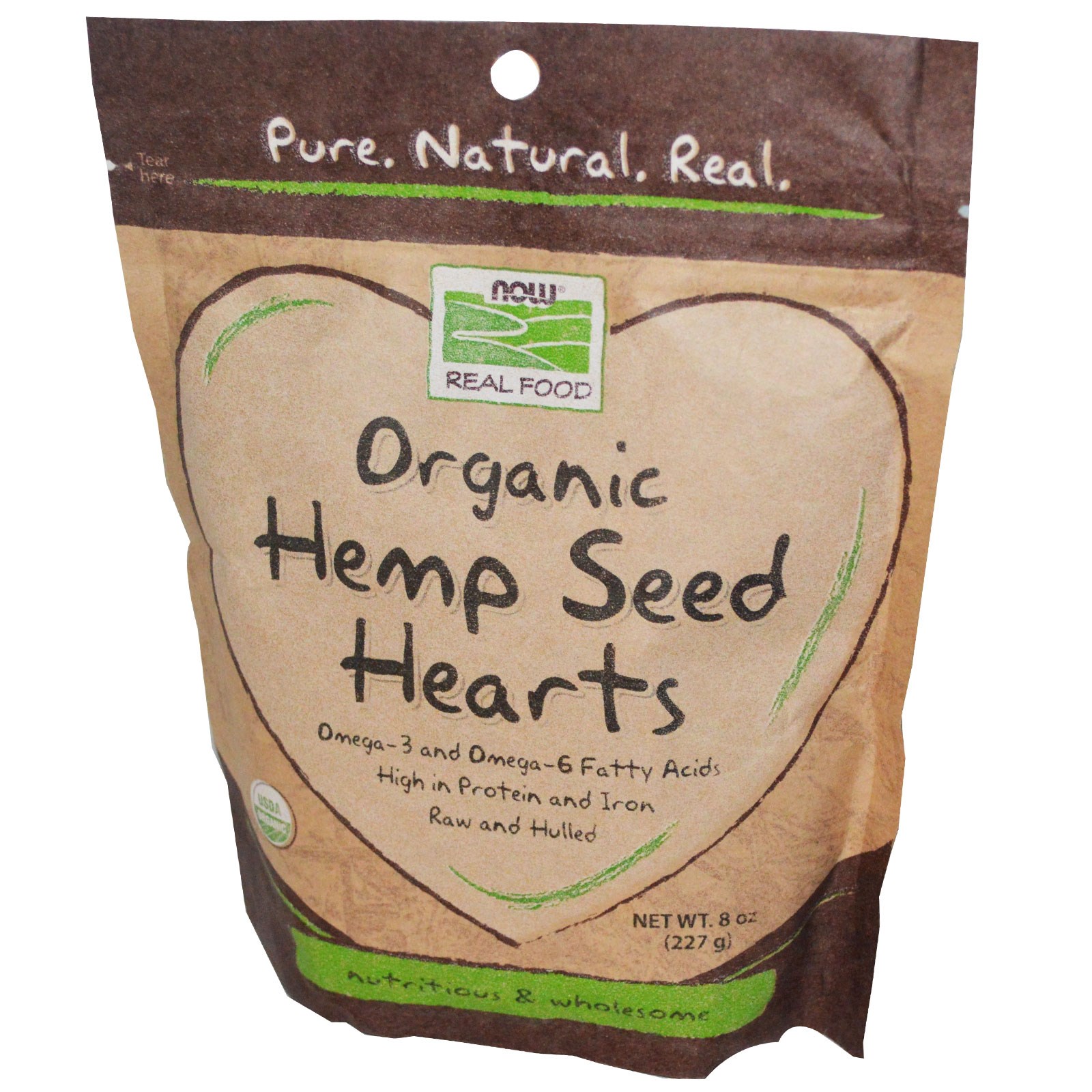 Hemp Seed Hearts, Organic - 8 oz.