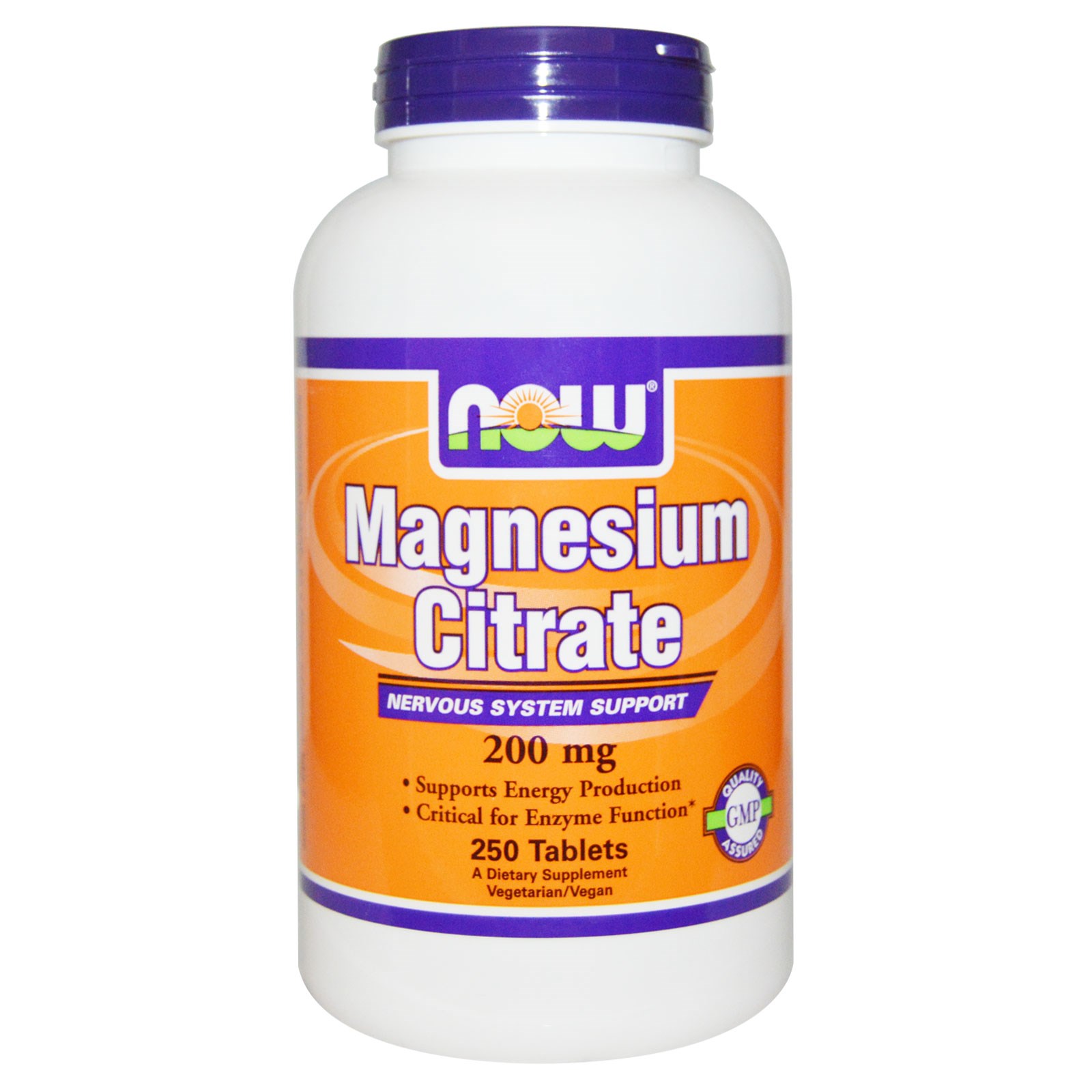 Magnesium Citrate 200 mg - 250 Tablets