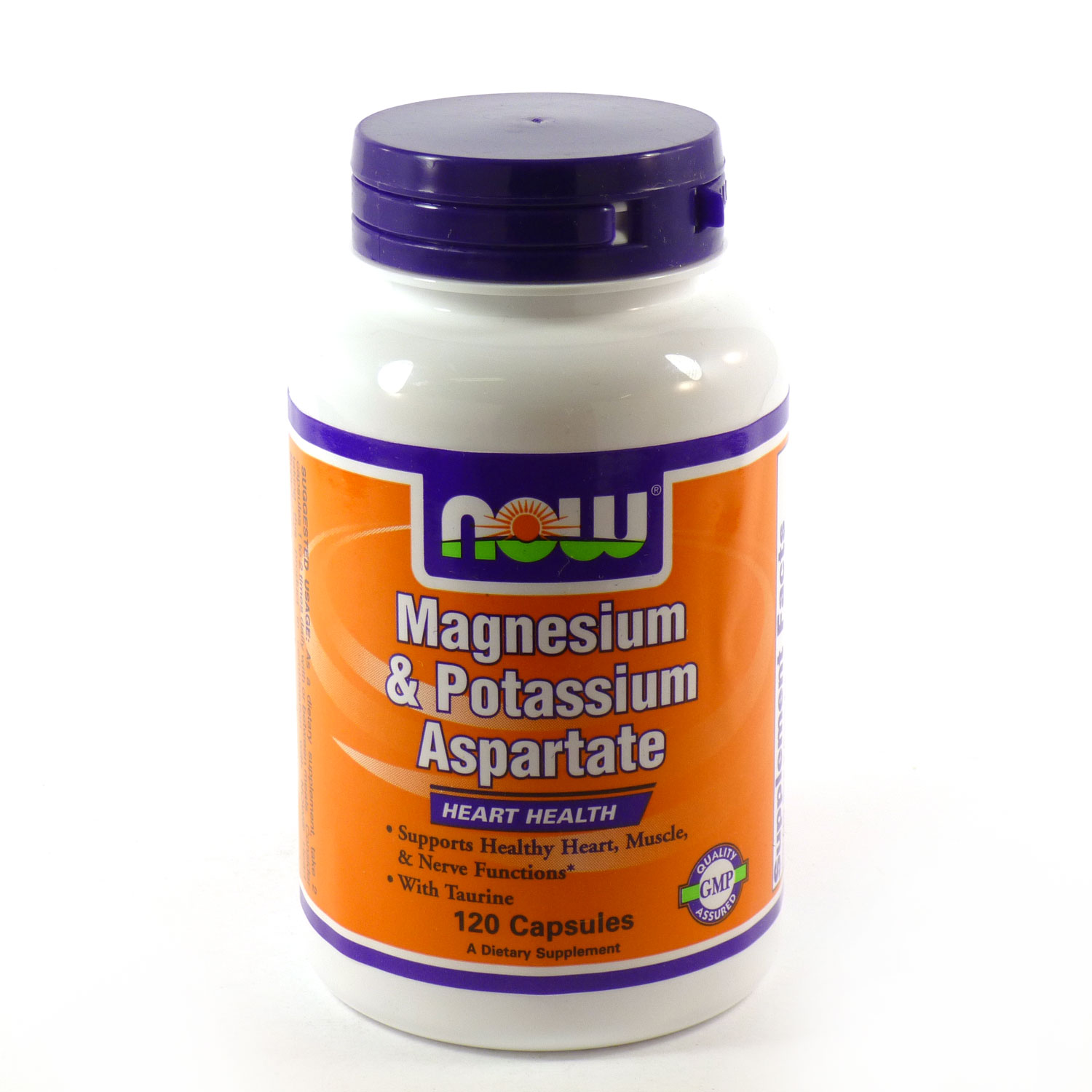 Magnesium &amp; Potassium Aspartate with Taurine - 120 Capsules