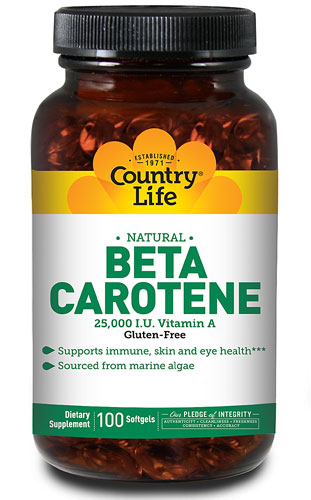 Natural Beta Carotene 25000 I.U.