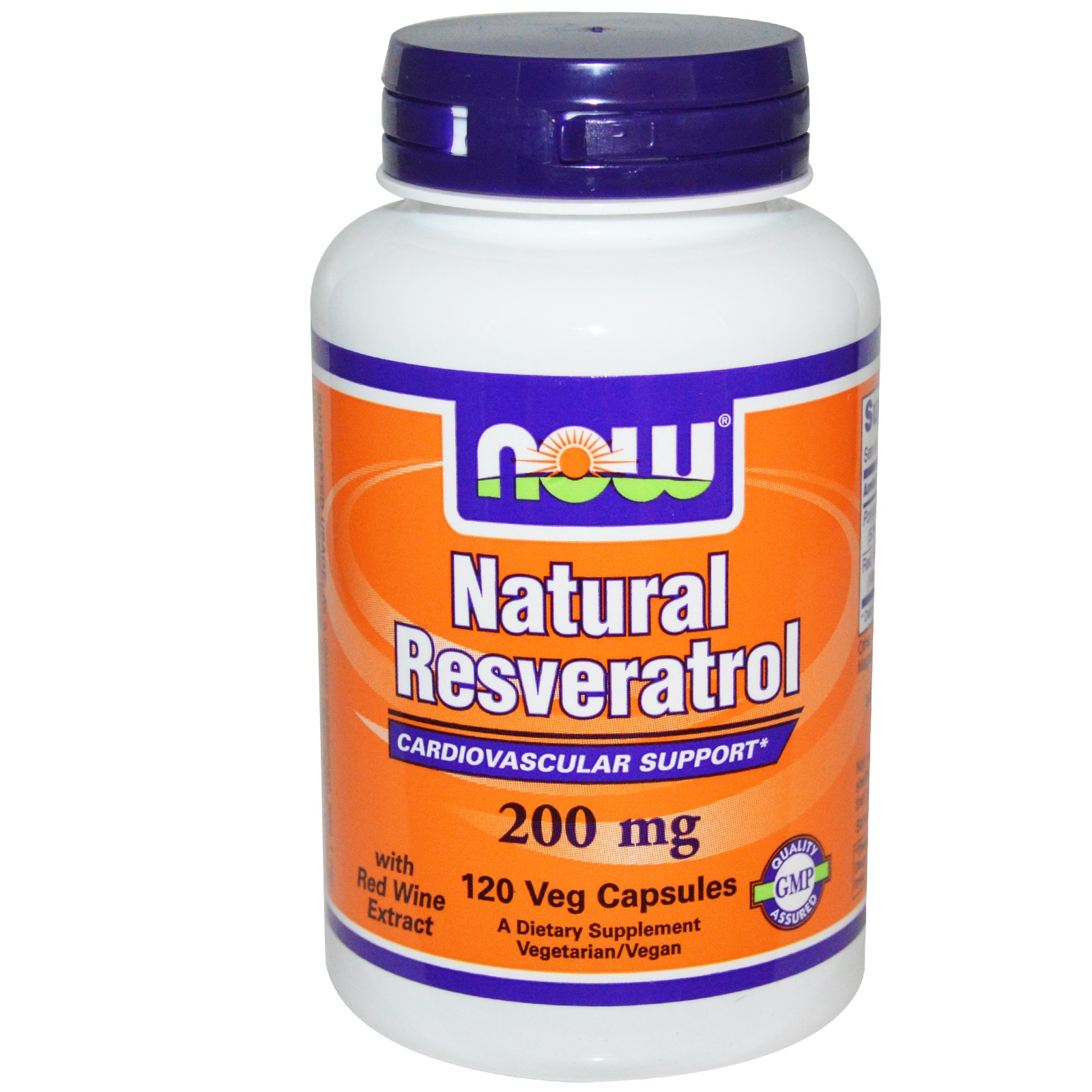 Natural Resveratrol 200 mg - 120 Veg Capsules