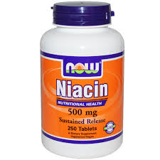 Niacin 500 mg - 250 Tablets