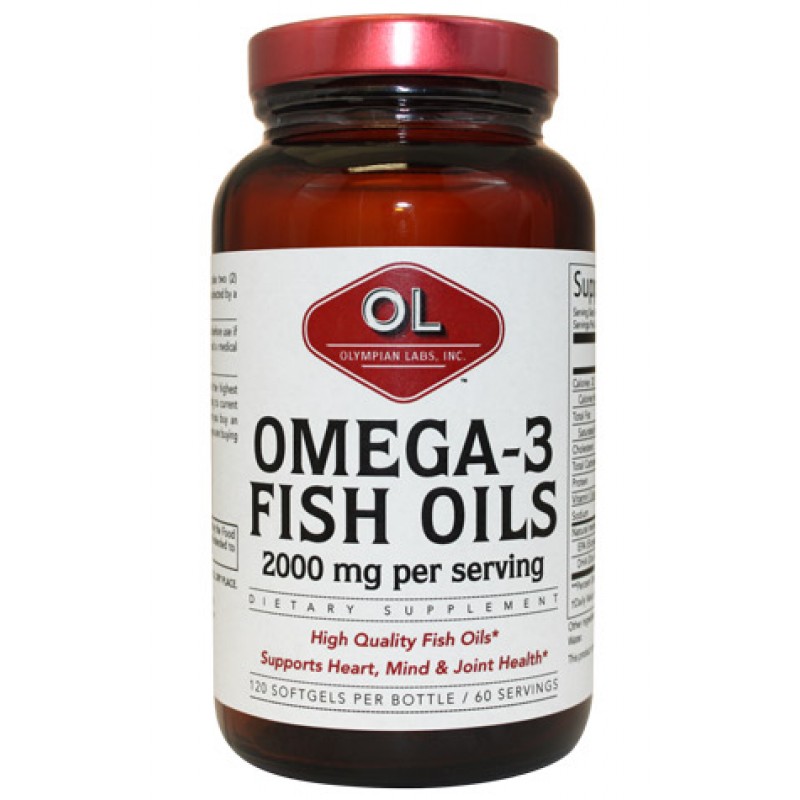 Omega-3 Fish Oils (180EPA/120DHA - Each Softgel)