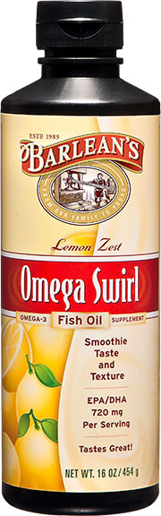 Omega Swirl Fish Oil Lemon Zest