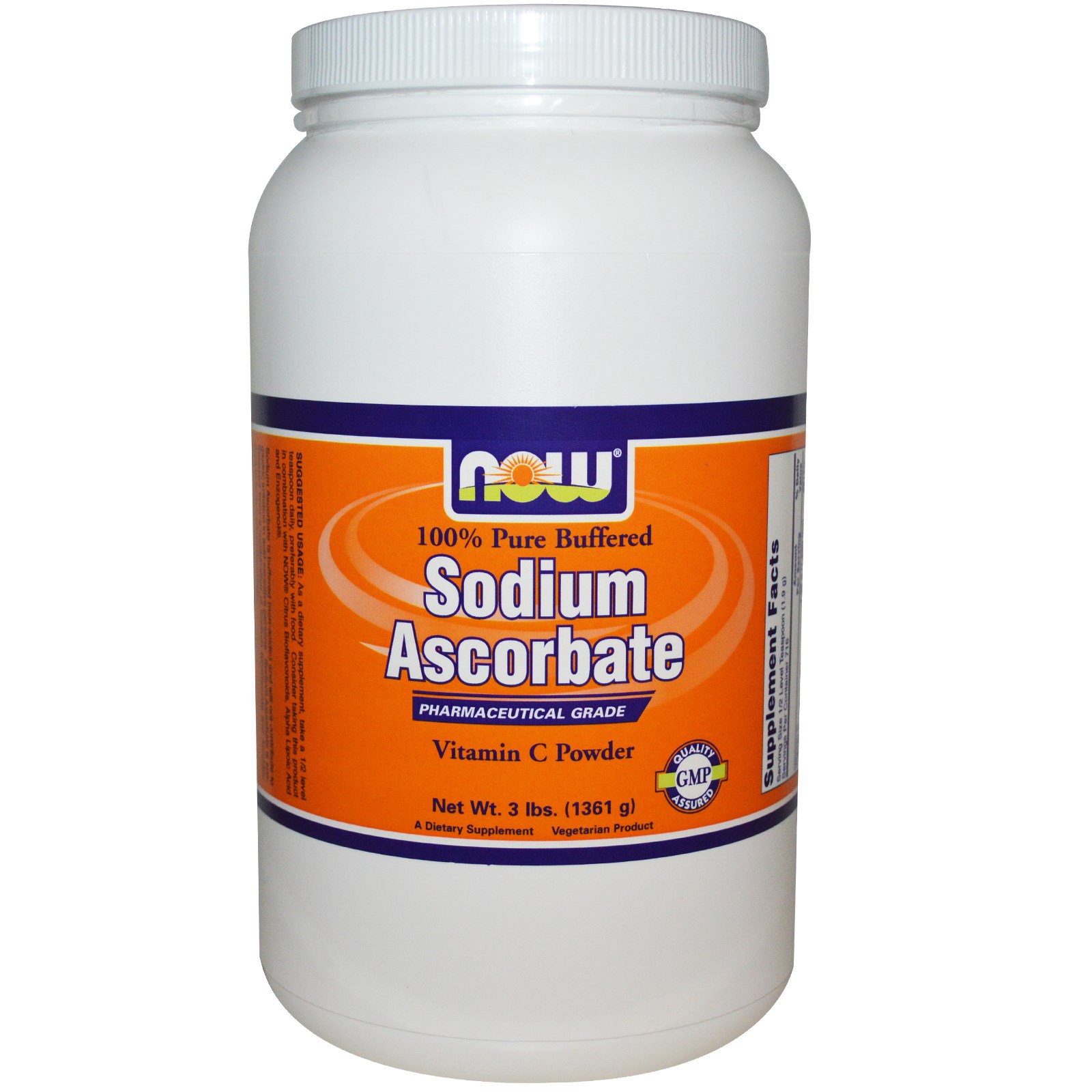 Sodium Ascorbate Powder - 3 lbs.