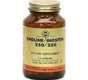 Choline/Inositol 500 mg/500 mg Vegetable Capsules