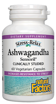 Stress-Relax Ashwagandha Sensoril - Vegetarian Capsules