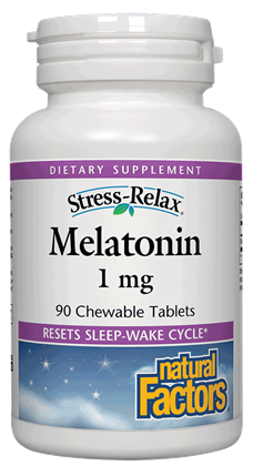 Stress-Relax Melatonin 1 mg Chewables