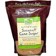 Sucanat Cane Sugar, Certified Organic - 2 lb