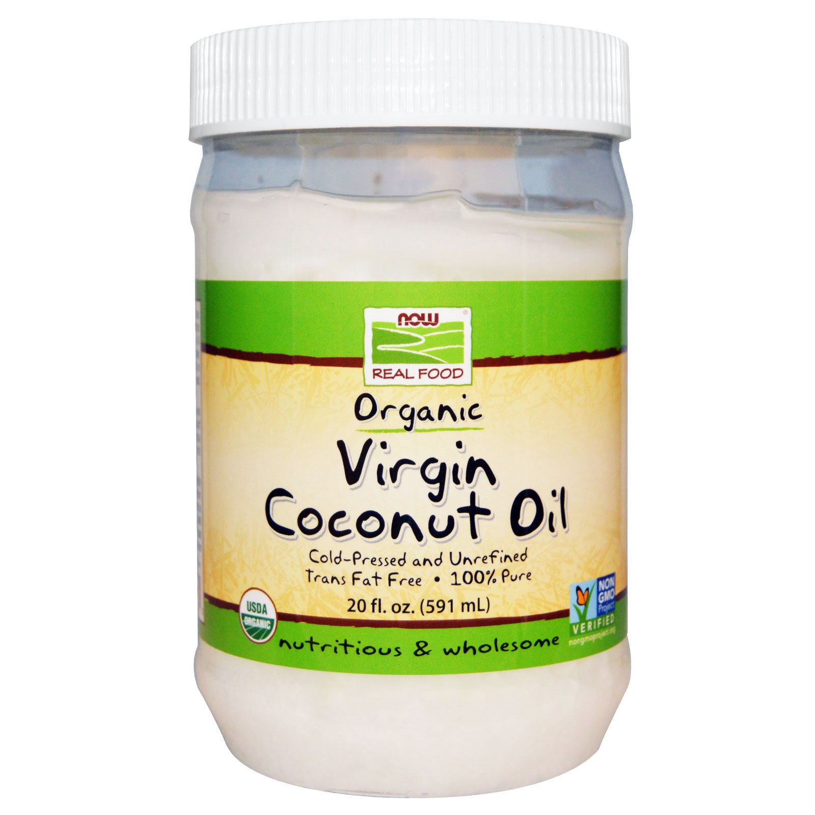 Virgin Coconut Oil, Certified Organic - 12 oz.