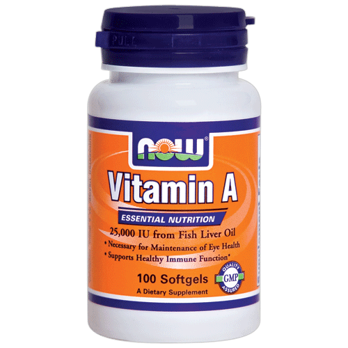 Vitamin A 25,000 IU - 100 Softgels