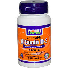 Vitamin D-3 1,000 IU - 180 Chewables