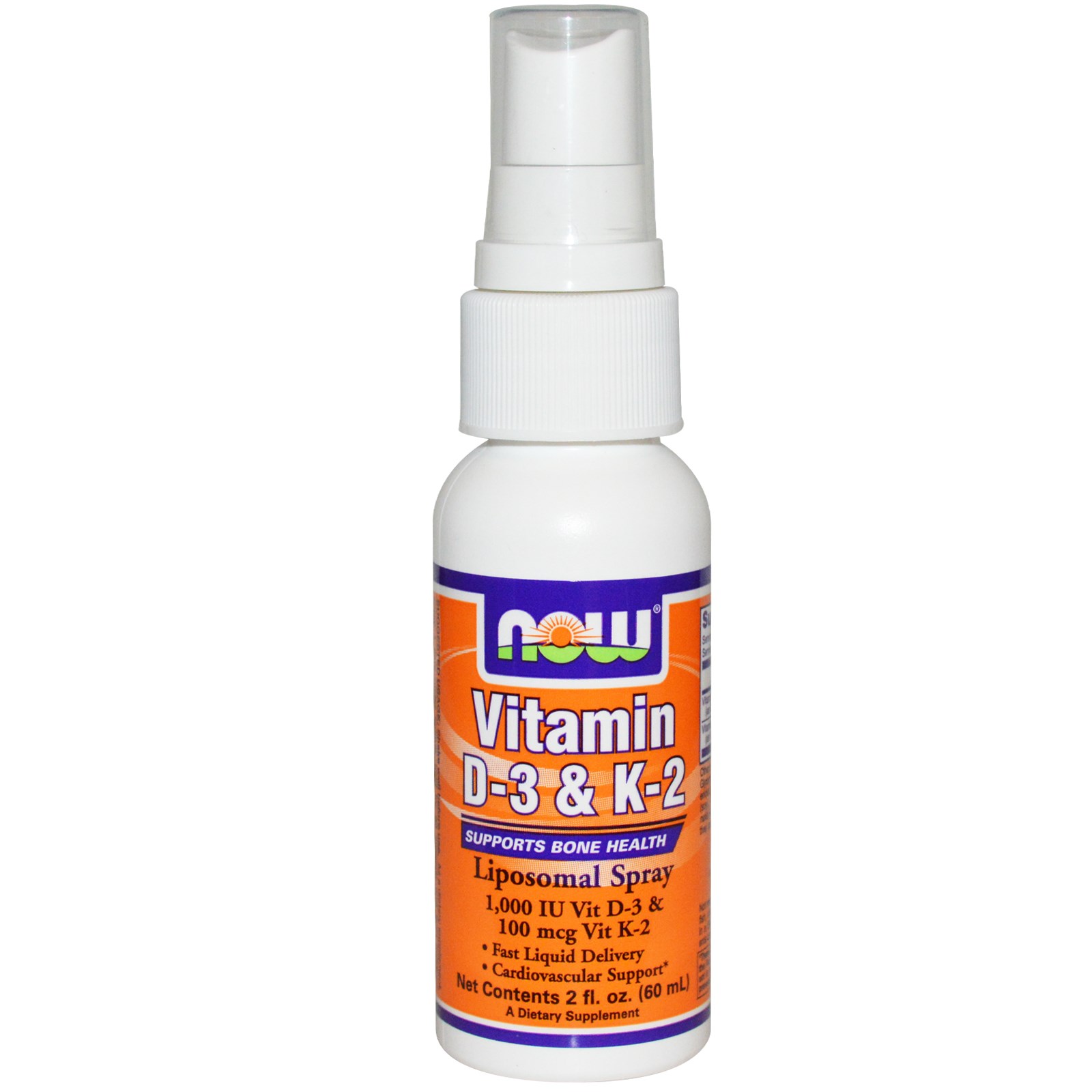 Vitamin D-3 &amp; K-2 Liposomal Spray - 2 oz.