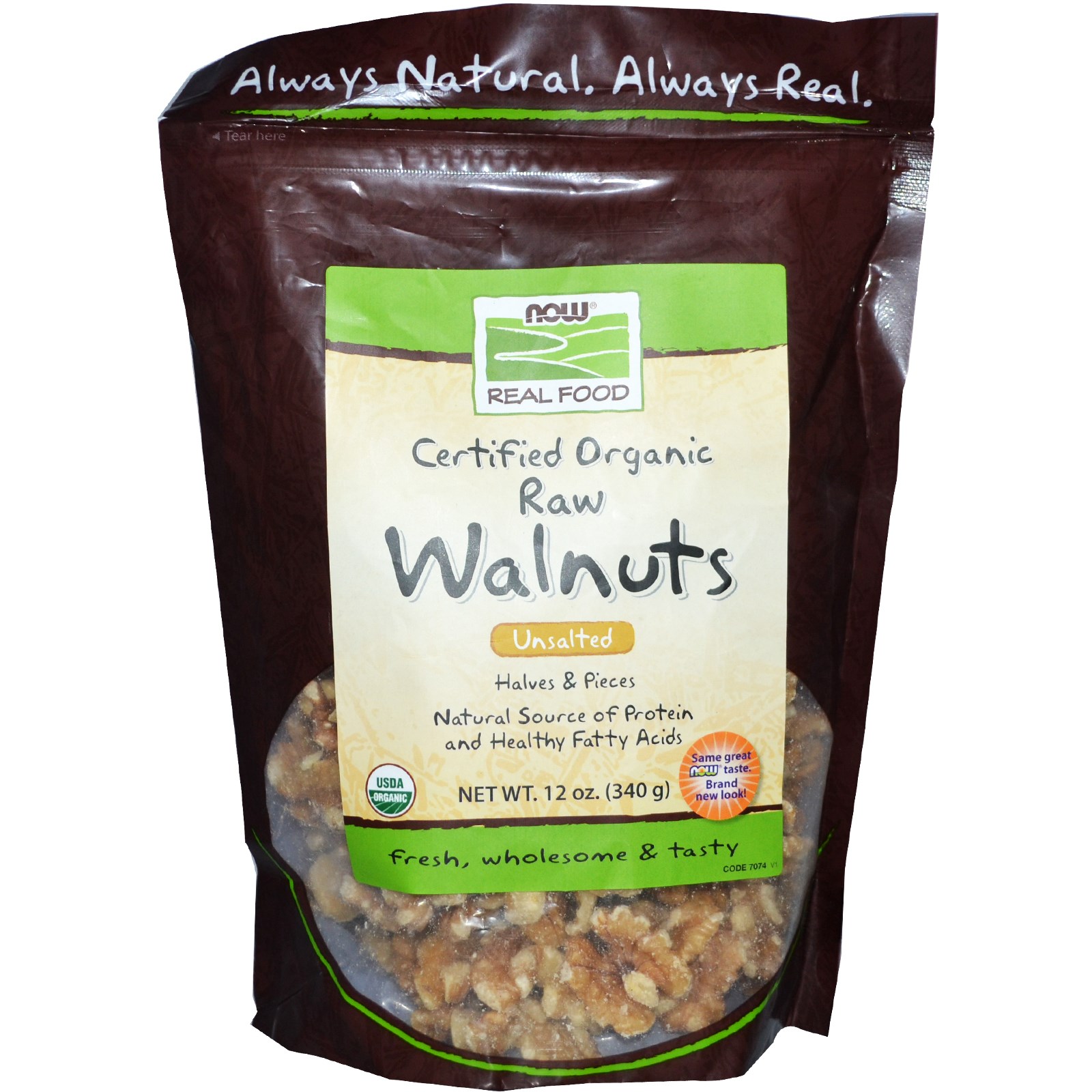 Walnuts, Certified Organic - 12 oz.