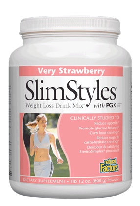 SlimStyles Weight Loss Drink with PGX Strawberry