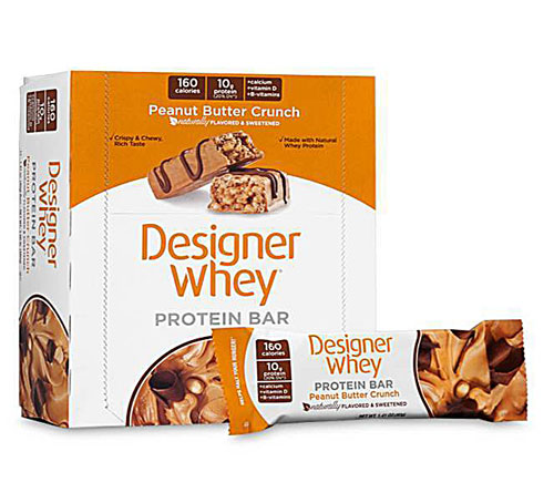 Designer Whey Protein Bars Peanut Butter Crunch